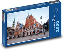 Riga - Rathausplatz, Lettland Puzzle 2000 Teile - 90 x 60 cm