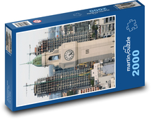 Veža s hodinami v Buenos Aires Puzzle 2000 dielikov - 90 x 60 cm