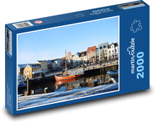 Husum - Hafen, Stadt Puzzle 2000 Teile - 90 x 60 cm