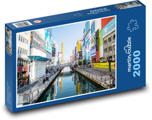 Japonsko - Osaka Puzzle 2000 dielikov - 90 x 60 cm