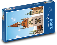 Věž - náměstí Puzzle 2000 dílků - 90 x 60 cm