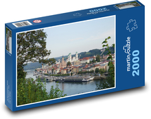 Cestovný pas - Dunaj, Nemecko Puzzle 2000 dielikov - 90 x 60 cm