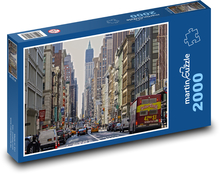 New York - Spojené státy americké Puzzle 2000 dílků - 90 x 60 cm