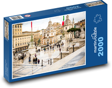 Rome - Italy, squares after rain Puzzle 2000 pieces - 90 x 60 cm