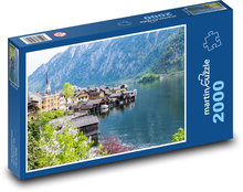 Unterkünfte am See in der Natur Puzzle 2000 Teile - 90 x 60 cm