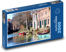 Schiffe auf dem Fluss Puzzle 2000 Teile - 90 x 60 cm