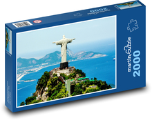 Brazília - Rio, socha Puzzle 2000 dielikov - 90 x 60 cm