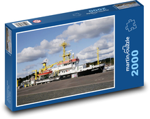 Large freighter Puzzle 2000 pieces - 90 x 60 cm