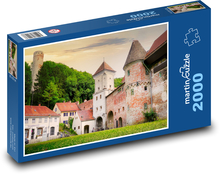 Sandauer brána - městská brána, Německo Puzzle 2000 dílků - 90 x 60 cm