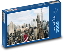 Mrakodrapy v meste Puzzle 2000 dielikov - 90 x 60 cm