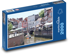 Städtische Schifff Puzzle 2000 Teile - 90 x 60 cm