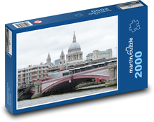 Londýn - Temža, Anglicko Puzzle 2000 dielikov - 90 x 60 cm