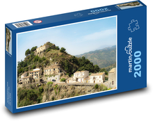 Savoca - Itálie, Sicílie Puzzle 2000 dílků - 90 x 60 cm