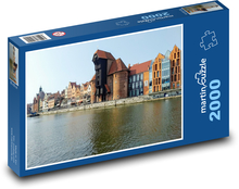 Nábrežné budovy Puzzle 2000 dielikov - 90 x 60 cm