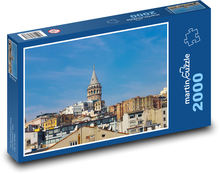 Wieża Galata - Stambuł, Turcja Puzzle 2000 elementów - 90x60 cm