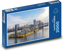 Prístav - lode Puzzle 2000 dielikov - 90 x 60 cm