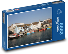 Fischerdorf - Boote, Meer Puzzle 2000 Teile - 90 x 60 cm