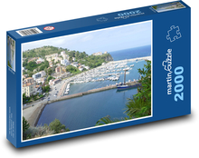 Agropoli - Italien, Hafen Puzzle 2000 Teile - 90 x 60 cm
