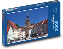 Veža - mesto Puzzle 2000 dielikov - 90 x 60 cm