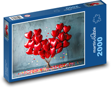 Herz - Ballons, Valentinstag Puzzle 2000 Teile - 90 x 60 cm