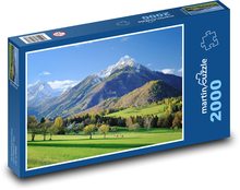 Alpine meadow - mountains, nature Puzzle 2000 pieces - 90 x 60 cm