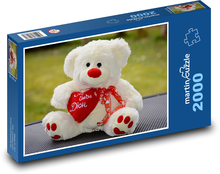 Medvedík - ľúbim ťa Puzzle 2000 dielikov - 90 x 60 cm