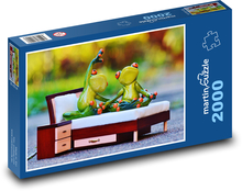 Frogs on the bed Puzzle 2000 pieces - 90 x 60 cm