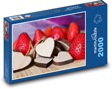 Valentínske srdce Puzzle 2000 dielikov - 90 x 60 cm