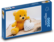 Teddybär mit Herz Puzzle 2000 Teile - 90 x 60 cm