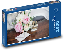 Valentínska kytica Puzzle 2000 dielikov - 90 x 60 cm