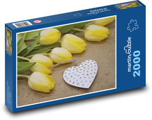 Yellow tulips for love Puzzle 2000 pieces - 90 x 60 cm