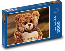 Medvídek z lásky Puzzle 2000 dílků - 90 x 60 cm