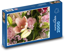 Valentine´s Day Lily Bouquet Puzzle 2000 pieces - 90 x 60 cm