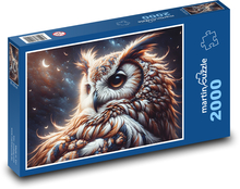 Sova v noci Puzzle 2000 dielikov - 90 x 60 cm