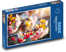 Róż do policzków z kwitnącym drzew Puzzle 2000 elementów - 90x60 cm