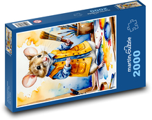 Maus - Maler Puzzle 2000 Teile - 90 x 60 cm