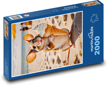Plážová myš so zmrzlinou Puzzle 2000 dielikov - 90 x 60 cm