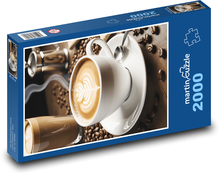 Entspannen Sie sich bei Kaffee Puzzle 2000 Teile - 90 x 60 cm