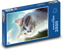 Kot Puzzle 2000 elementów - 90x60 cm