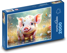 Malé prasa Puzzle 2000 dielikov - 90 x 60 cm