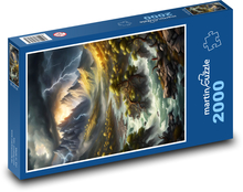Berglandschaft Puzzle 2000 Teile - 90 x 60 cm