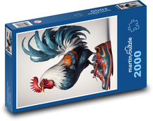 Hahn in Stiefeln Puzzle 2000 Teile - 90 x 60 cm