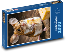 Mouse and Cheese Puzzle 2000 pieces - 90 x 60 cm