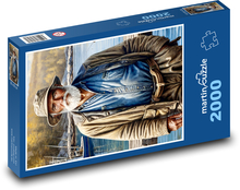 Fischer am See Puzzle 2000 Teile - 90 x 60 cm