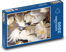 Papoušci kakadu Puzzle 2000 - 90x60 cm