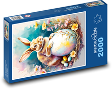 Zajączek wielkanocny Puzzle 2000 elementów - 90x60 cm