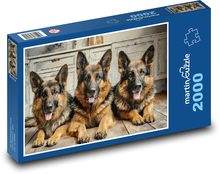 Pes - Nemecký ovčiak Puzzle 2000 dielikov - 90 x 60 cm