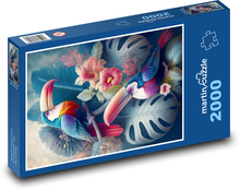 Tukane - Vögel Puzzle 2000 Teile - 90 x 60 cm