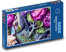 Plaz - chameleón Puzzle 2000 dielikov - 90 x 60 cm