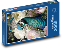 Bird - peacock Puzzle 2000 pieces - 90 x 60 cm